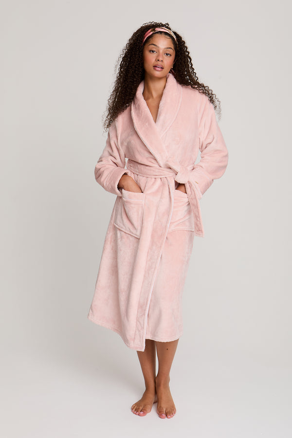Pretty You Super Plush Robe In Pink