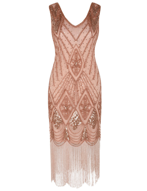 Prettyguide PrettyGuide Women 1920s Gatsby Cocktail Dress