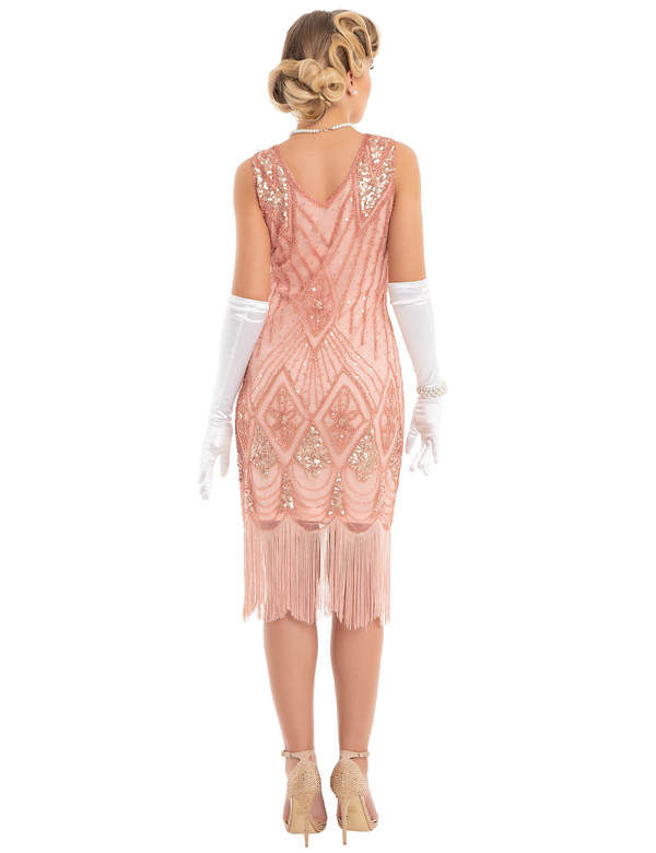 Prettyguide PrettyGuide Women 1920s Gatsby Cocktail Dress