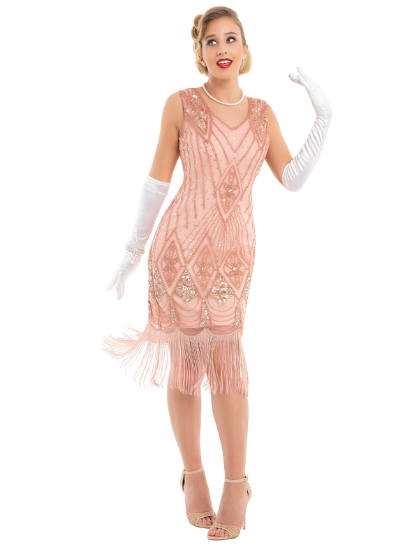prettyguide PrettyGuide Women 1920s Gatsby Cocktail Dress