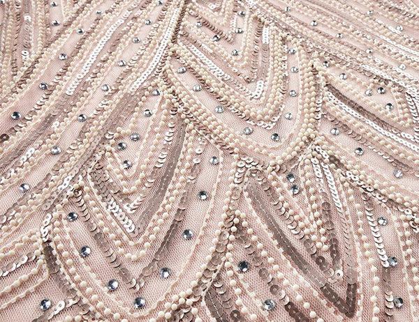 Prettyguide PrettyGuide Women's 1920s Flapper Dress Crystal Sequin Embellished Fringed Gatsby Dress
