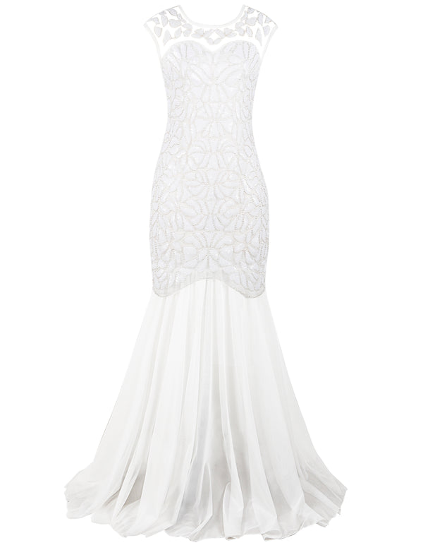 Prettyguide PrettyGuide Women 's 1920s Formal Evening Prom Dress