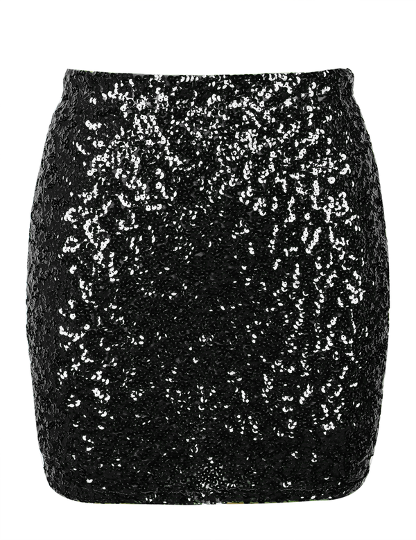 Prettyguide PrettyGuide Women's Sequin Skirt Night Out