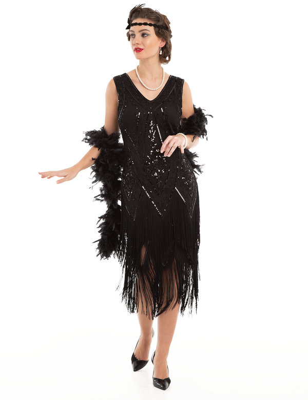 Prettyguide PrettyGuide Women's Sleeveless Roaring 20s Dress