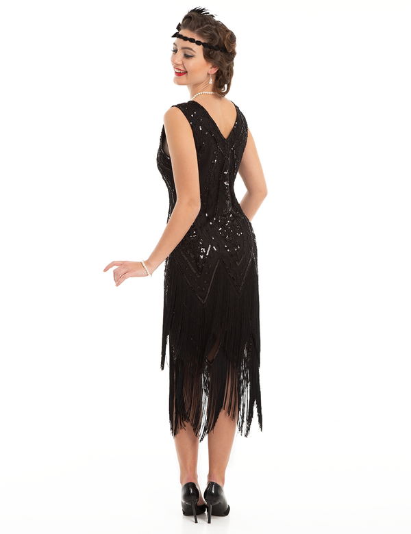 Prettyguide PrettyGuide Women's Sleeveless Roaring 20s Dress