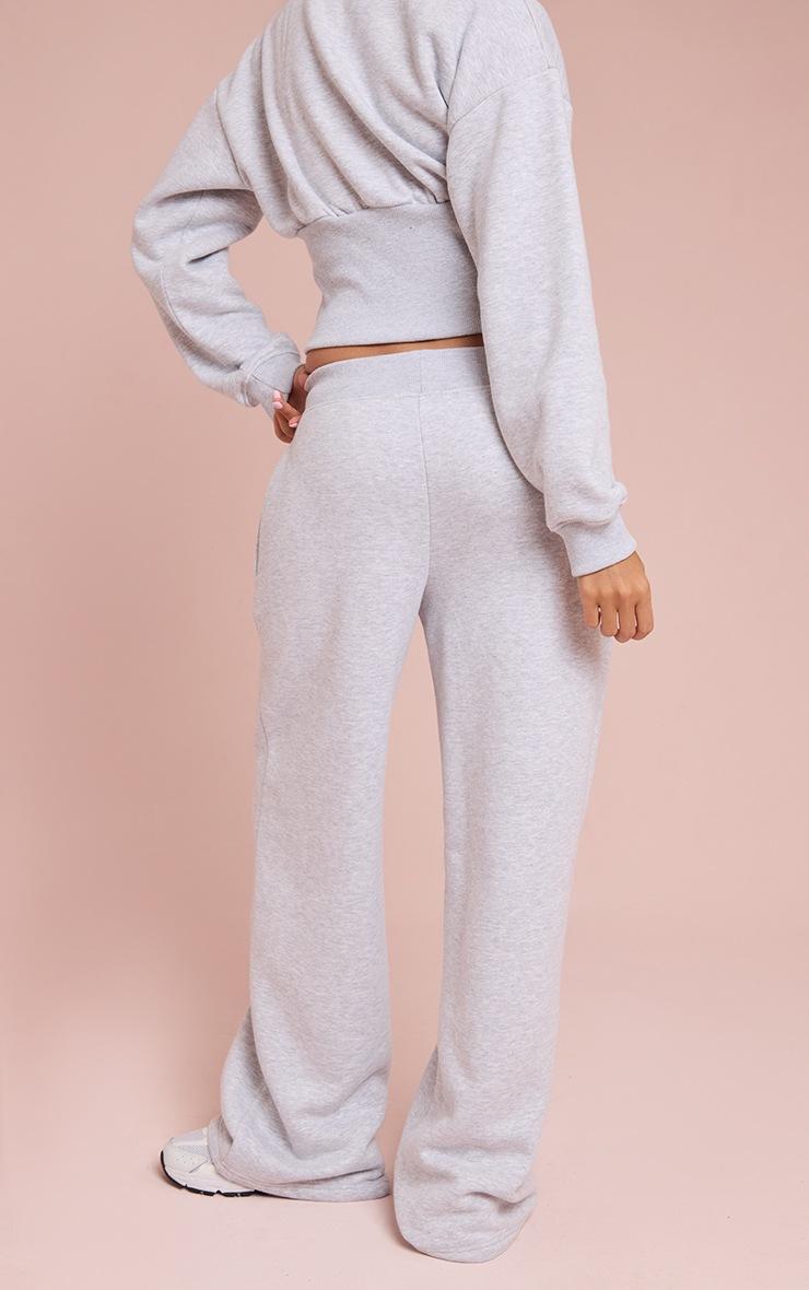 Pretty Little Thing Ash Grey High Waist Straight Leg Sweatpants
