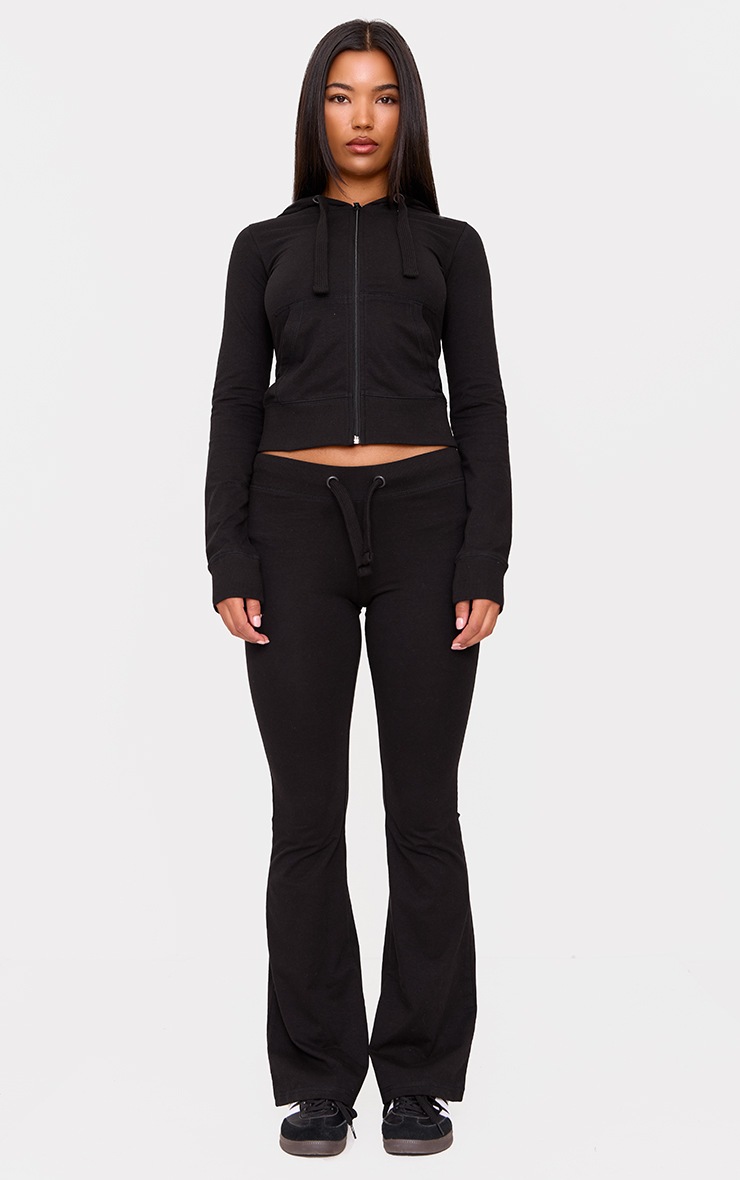 Pretty Little Thing Black Low Rise Skinny Flare Pants Pretty Little Thing Black Low Rise Skinny Flare Pants