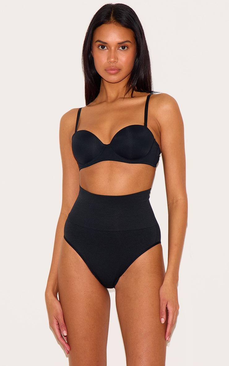 Pretty Little Thing Black Shapewear High Waist Control Brief