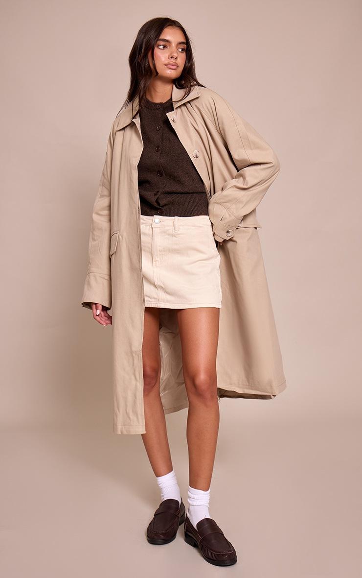 Pretty Little Thing Chocolate Crew Neck Knit Cardigan