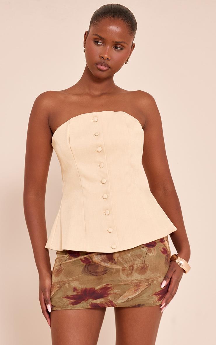 Pretty Little Thing Multi Abstract Printed Lined Mesh Mini Skirt