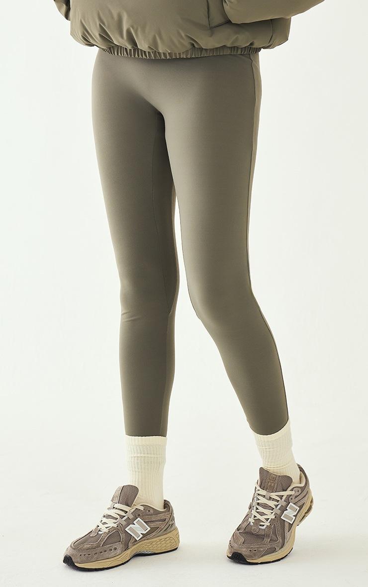 Pretty Little Thing Olive Ultimate Sculpt High Waist Gym Leggings