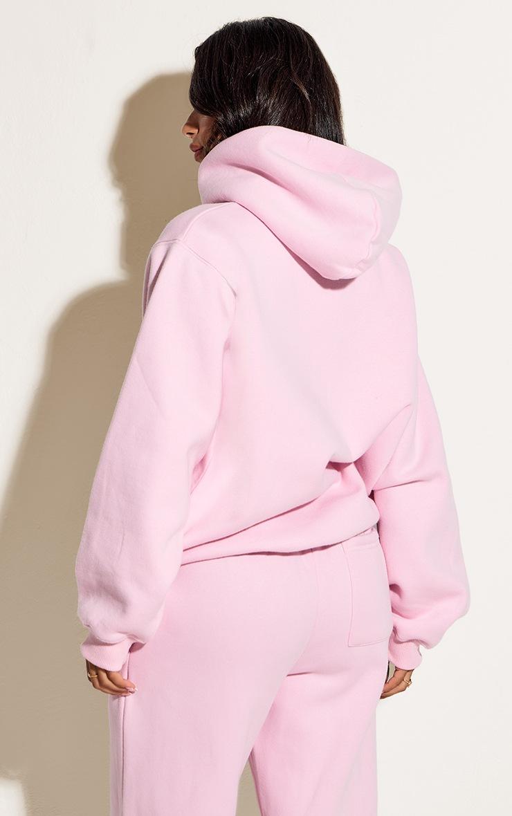 Pretty Little Thing Petite Baby Pink Oversized Pull Over Hoodie