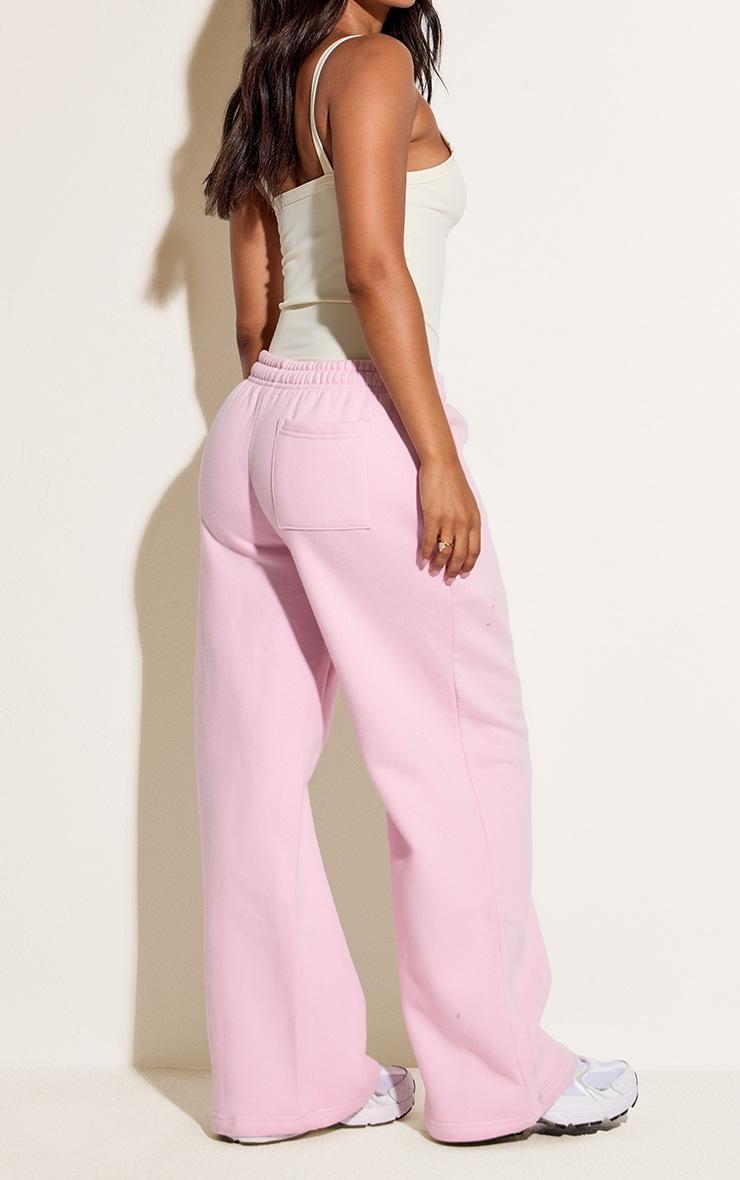 Pretty Little Thing Petite Baby Pink Straight Leg Sweatpants