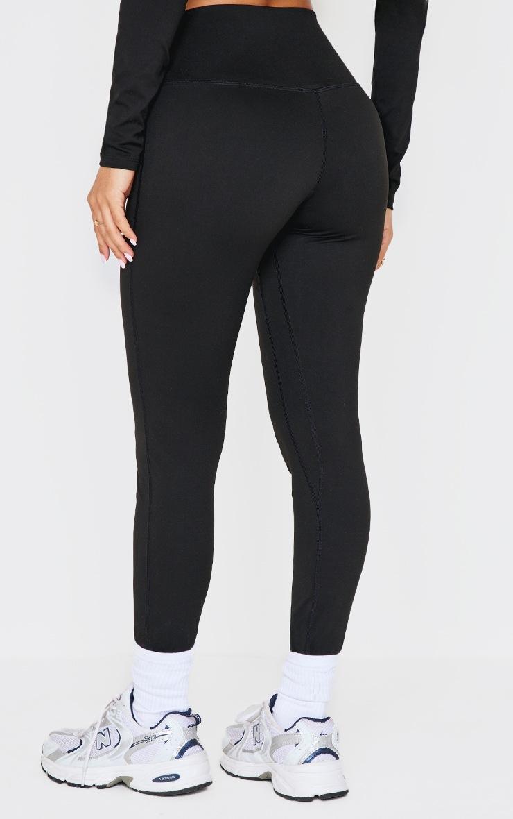 Pretty Little Thing Petite Black Sculpt High Waist Gym Leggings