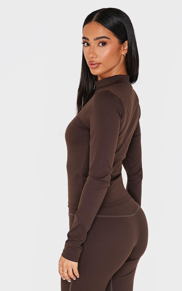Pretty Little Thing Petite Espresso Basic Sculpt Jacket
