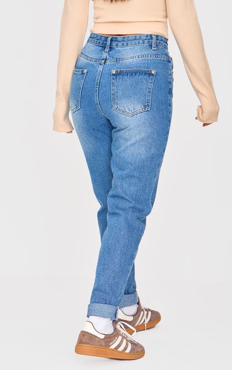 Pretty Little Thing Petite Midwash Rigid Skinny Jeans