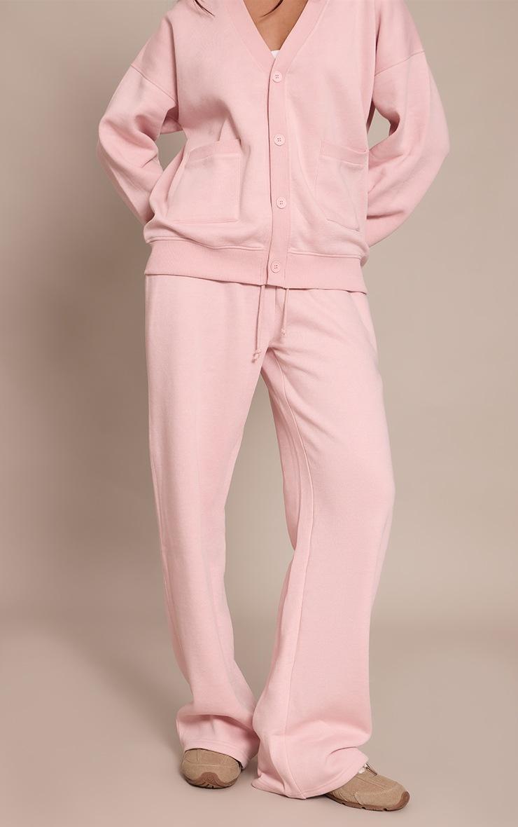 Pretty Little Thing Pink Wide Leg Drawstring Sweatpants