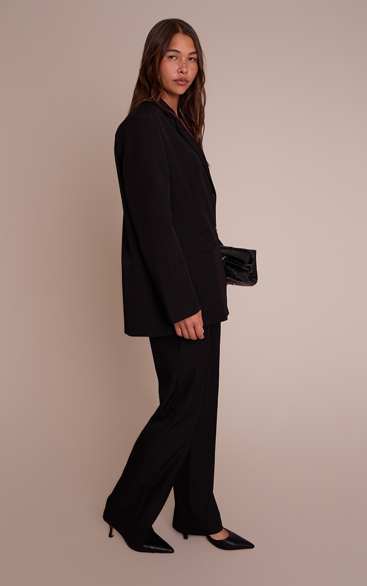 Pretty Little Thing Black Oversized Blazer