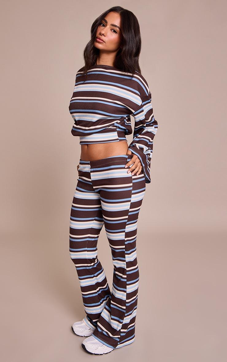 Pretty Little Thing Petite Chocolate Multi Pants
