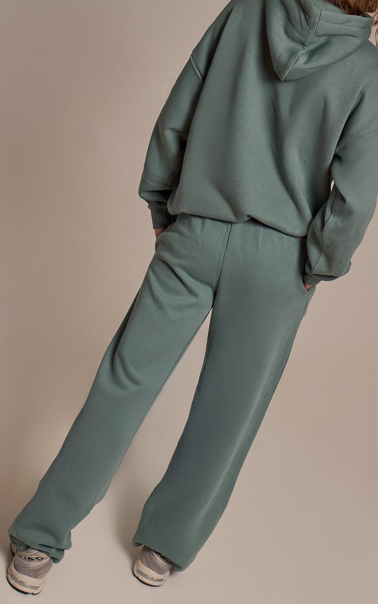 Pretty Little Thing PRETTYLITTLETHING Sage Athletics Club Embossed Straight Leg Sweatpants