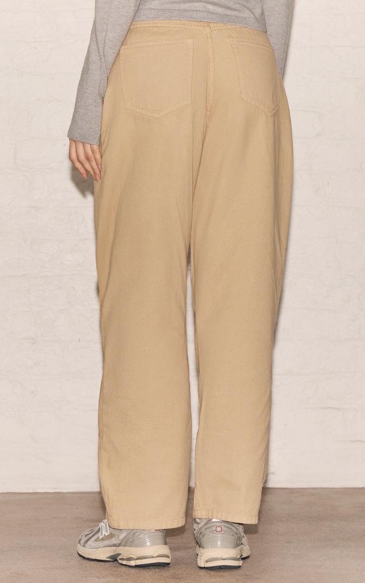 Pretty Little Thing Sand Carpenter Seam Detail Jeans