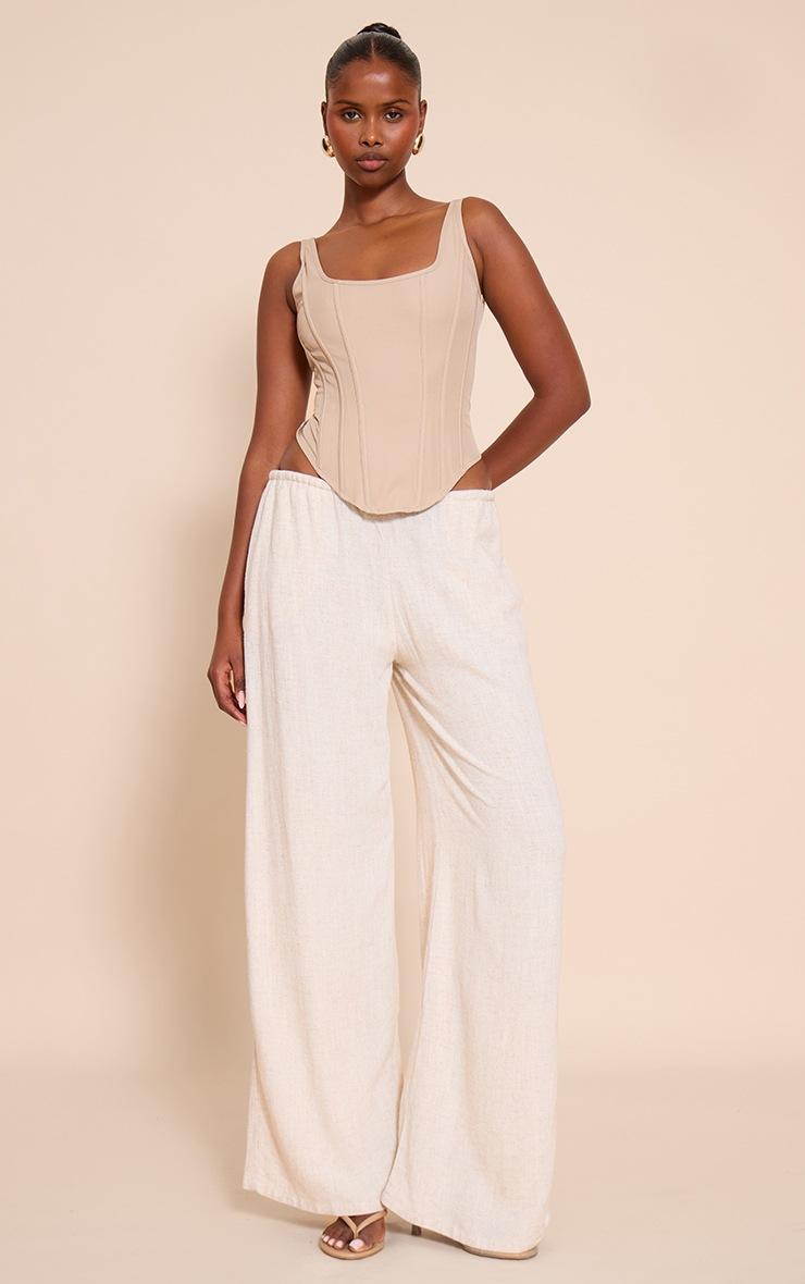 Pretty Little Thing Stone Boned Dip Hem Longline Corset