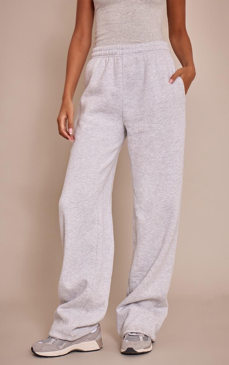 Pretty Little Thing Tall Ash Grey Straight Leg Sweat Pant