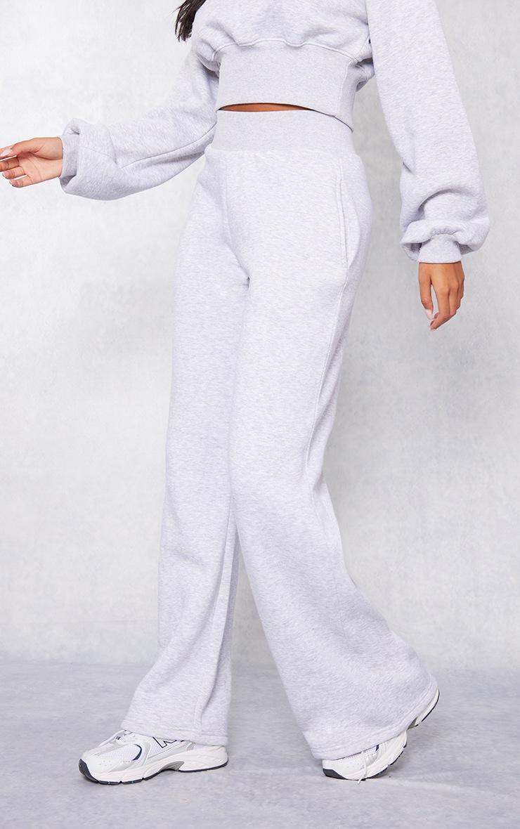 Pretty Little Thing Tall Ash Grey Wide Leg Sweatpant Pretty Little Thing Tall Ash Grey Wide Leg Sweatpant