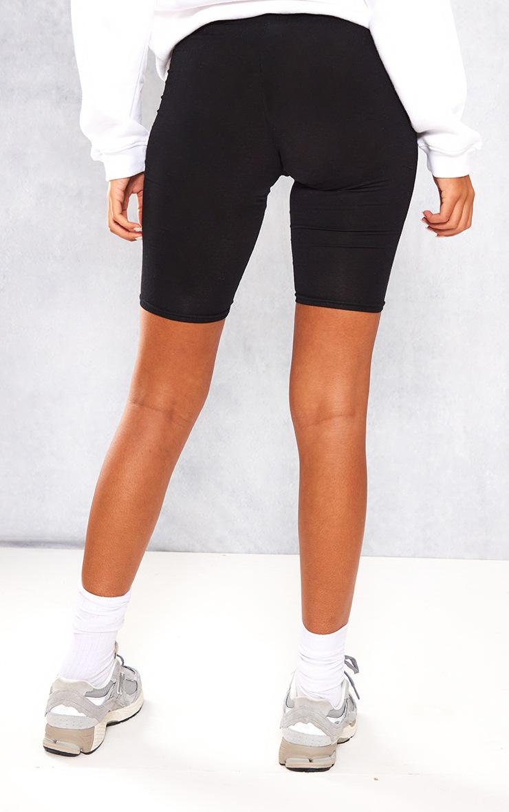 Pretty Little Thing Tall Black Basic Jersey Cycle Shorts