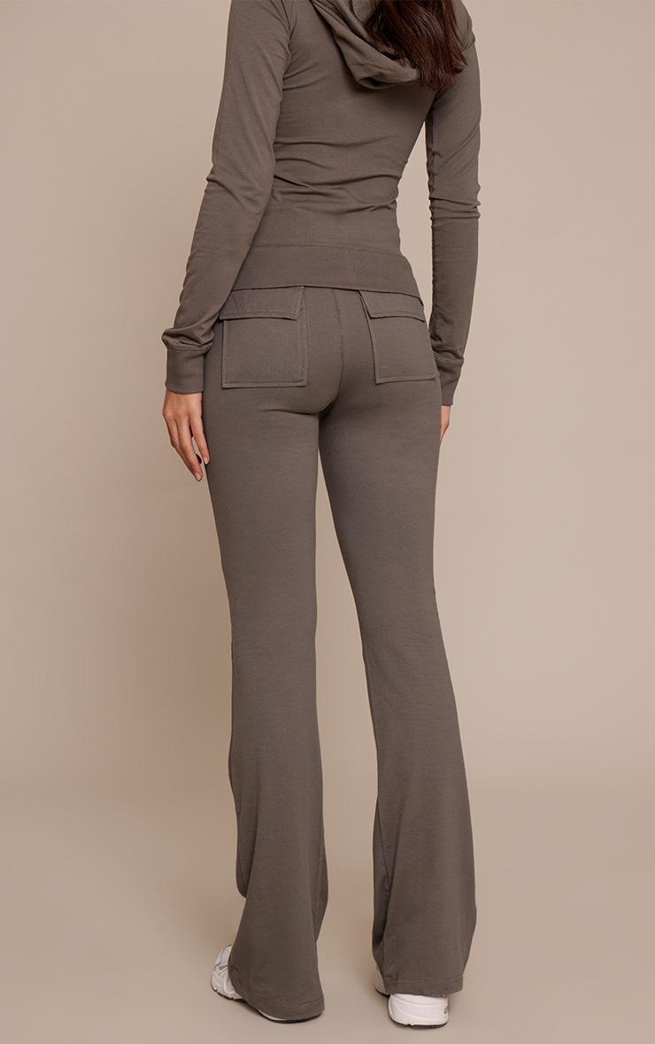 Pretty Little Thing Tall Charcoal Low Rise Skinny Flare Pants