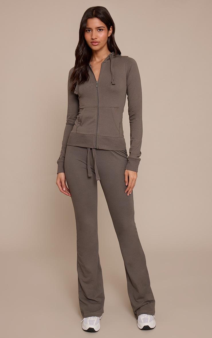 Pretty Little Thing Tall Charcoal Low Rise Skinny Flare Pants Pretty Little Thing Tall Charcoal Low Rise Skinny Flare Pants