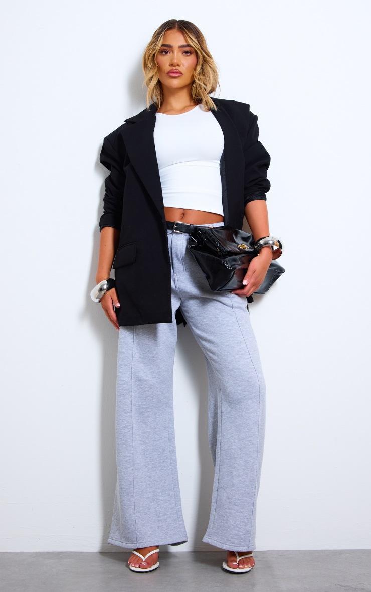 Pretty Little Thing White Contour Crew Neck Fitted Vest Top