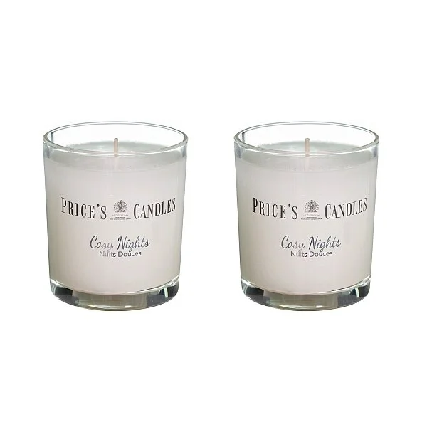 Price's Candles 2 Tealight/Candle Holders +2 Free Candles