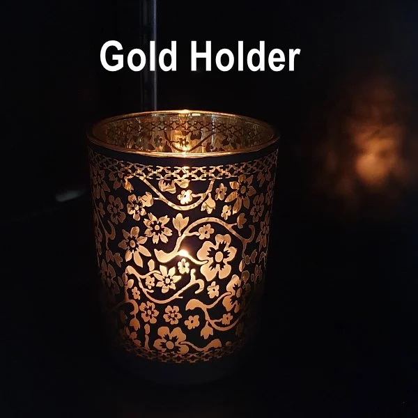 Price's Candles 2 Tealight/Candle Holders +2 Free Candles