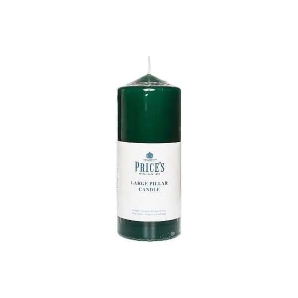 price's candles 6 inch Pillar Candle (Green & Red)