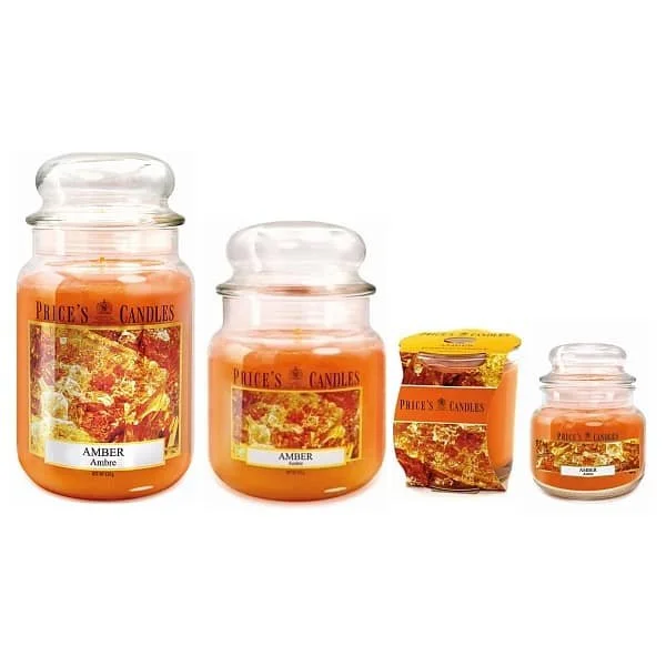 price's candles Amber