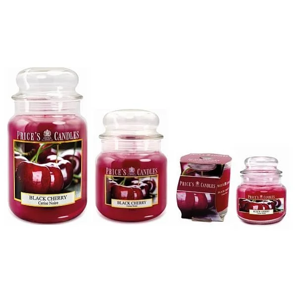 price's candles Black Cherry