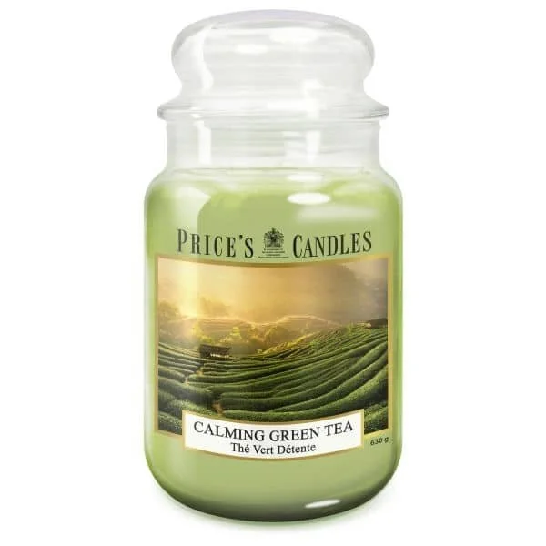 Price's Candles Calming Green Tea