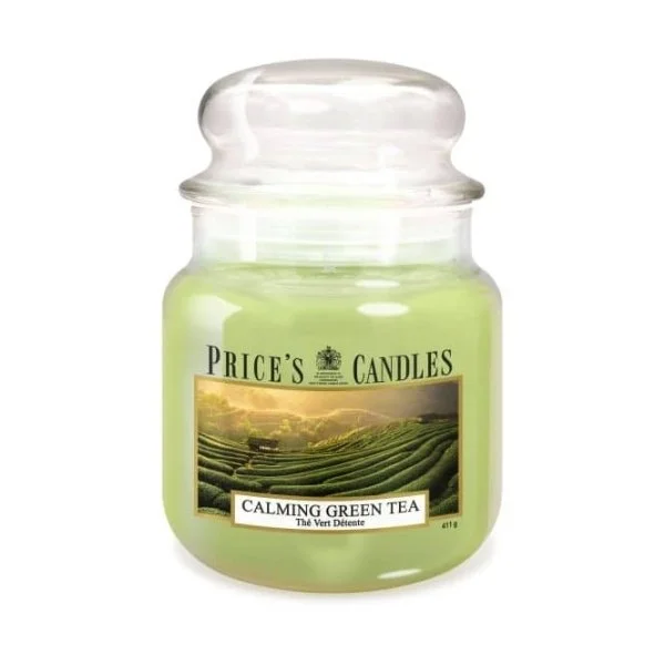 Price's Candles Calming Green Tea