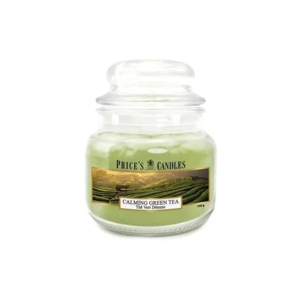 Price's Candles Calming Green Tea