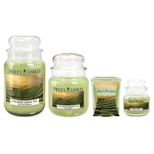 price's candles Calming Green Tea