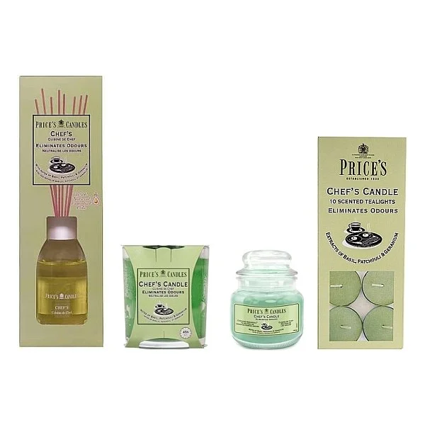 price's candles Chef's Range
