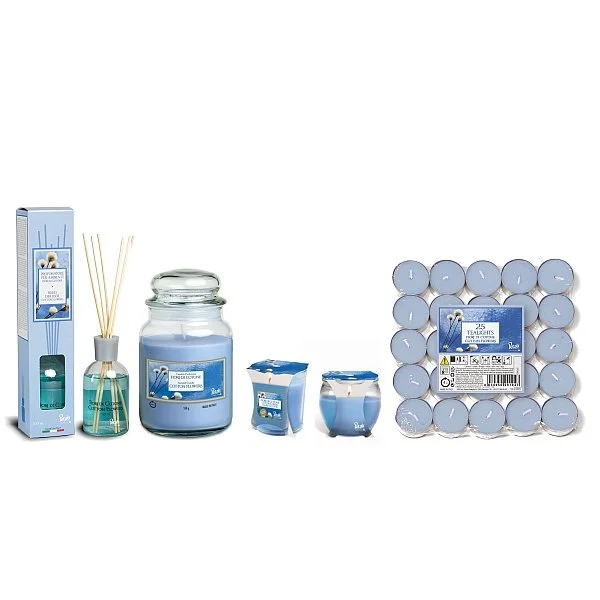 price's candles Cotton Flowers