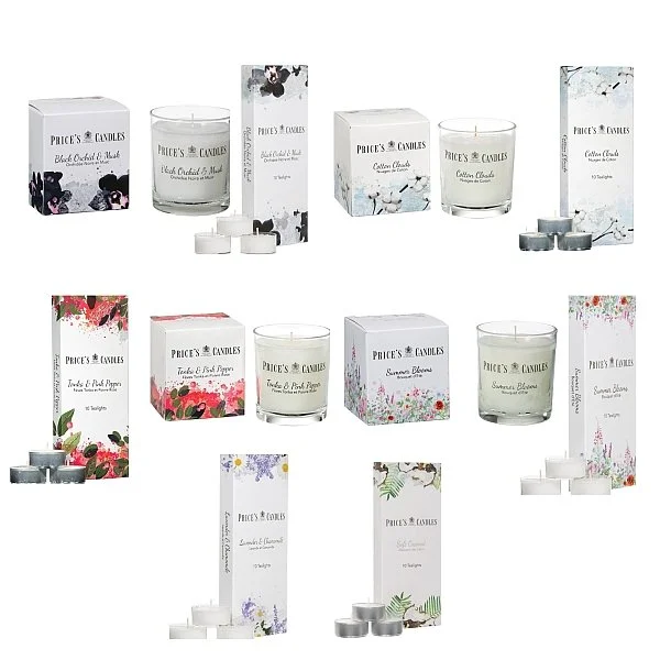 price's candles Fragrance Classics