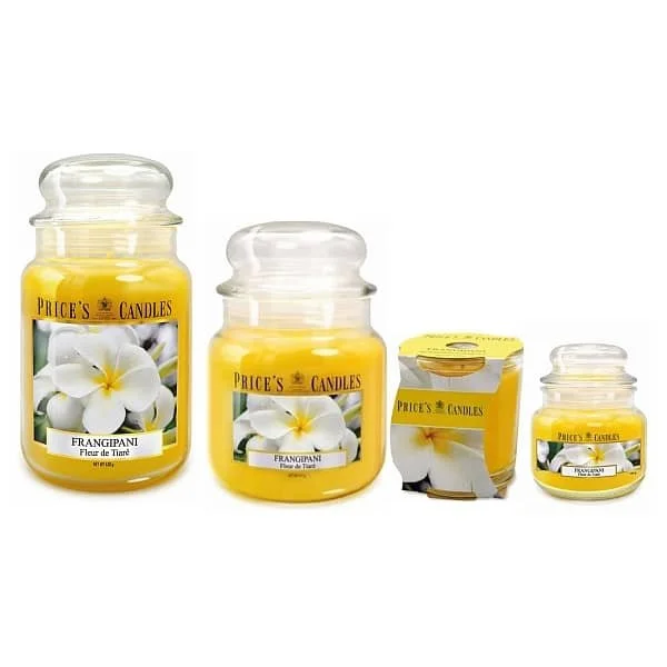 price's candles Frangipani