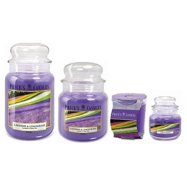 price's candles Lavender & Lemongrass