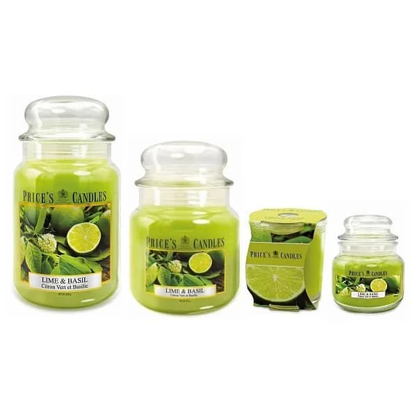 price's candles Lime & Basil