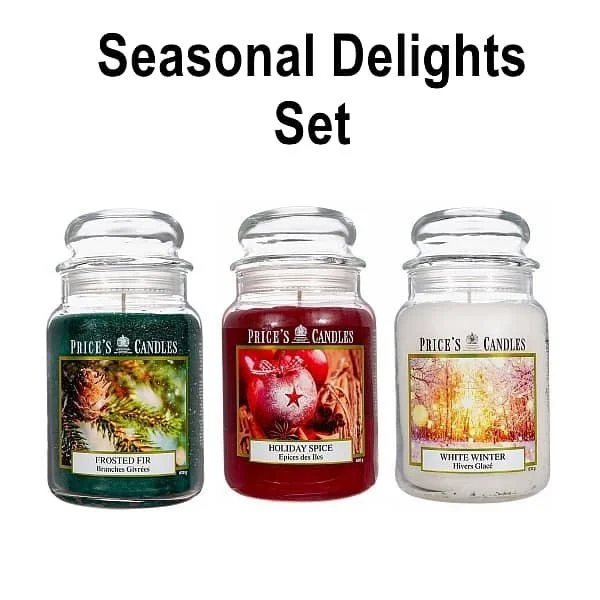 price's candles Limited Large Jar Gift Set 50% off