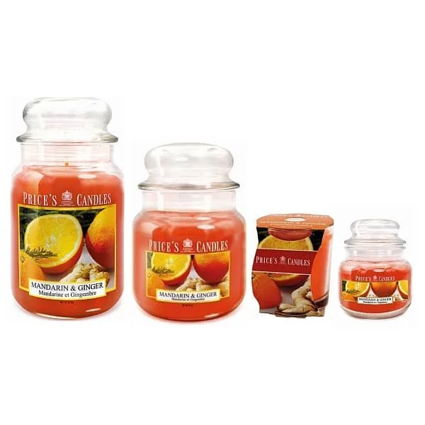 price's candles Mandarin & Ginger