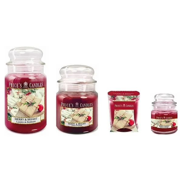 price's candles Merry & Bright